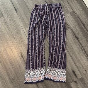 Love Culture Multicolor Patterned Flare Pants